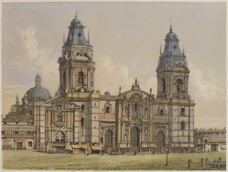 Kathedrale von Lima, Illustration aus 